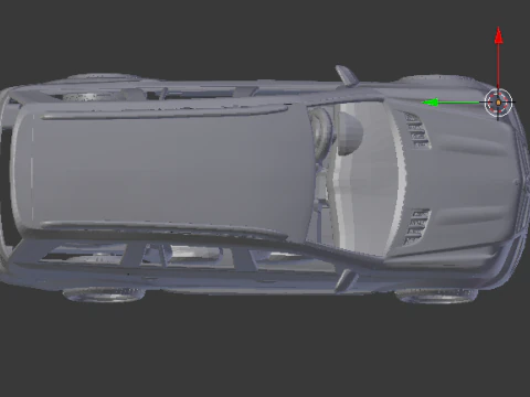Mercedes benz gl 3D Print Model