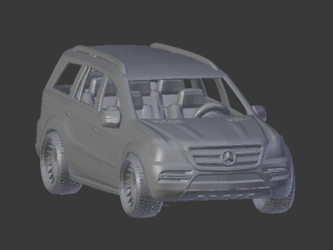 Mercedes benz gl 3D Baskı Modeli