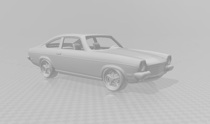 Chevrolet vega Modello di stampa 3D .c4d .max .obj .3ds .fbx .stl .blend