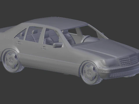 Mercedes benz class s 3D Print Model