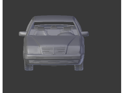 Mercedes benz class s 3D प्रिंट मॉडल