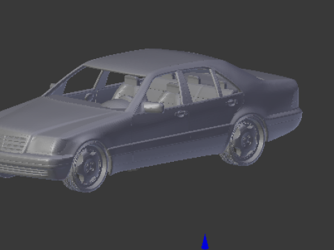 Mercedes benz class s 3D प्रिंट मॉडल