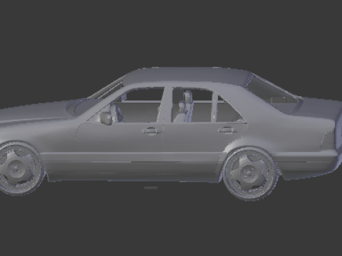 Mercedes benz class s 3D प्रिंट मॉडल