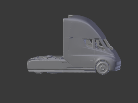 Tesla semi truck Modelo de Impressão 3D