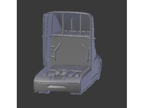 Tesla semi truck Modelo de Impressão 3D