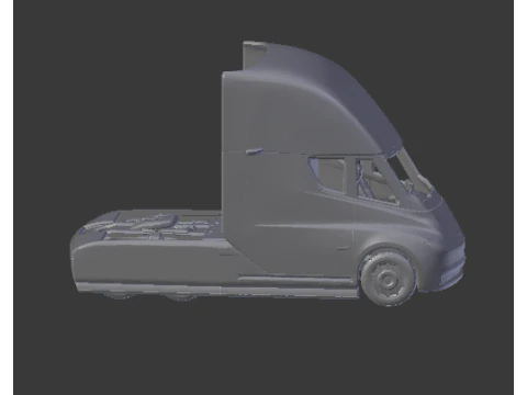 Tesla semi truck 3D Print Model