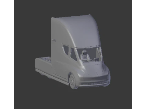 Tesla semi truck 3D Print Model