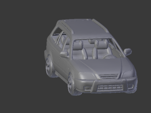 Honda orthia 3D-printmodel