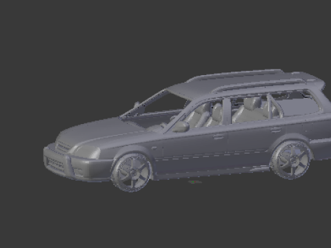 Honda orthia 3D-printmodel