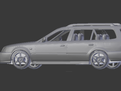 Honda orthia 3D-printmodel