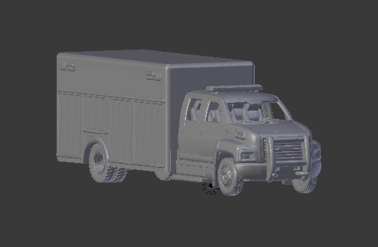 Gmc c8500 fire truck 3D Print Model .c4d .max .obj .3ds .fbx .stl .blend
