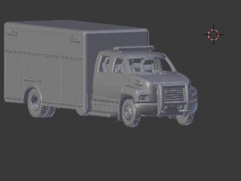 Gmc c8500 fire truck 3D Print Model