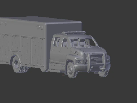 Gmc c8500 fire truck 3D Print Model