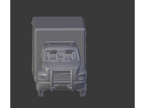 Gmc c8500 fire truck Modèles 3D en vedette
