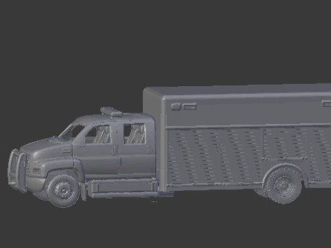 Gmc c8500 fire truck 3D Print Model