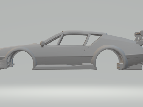 Alpine race car 3D Print Model