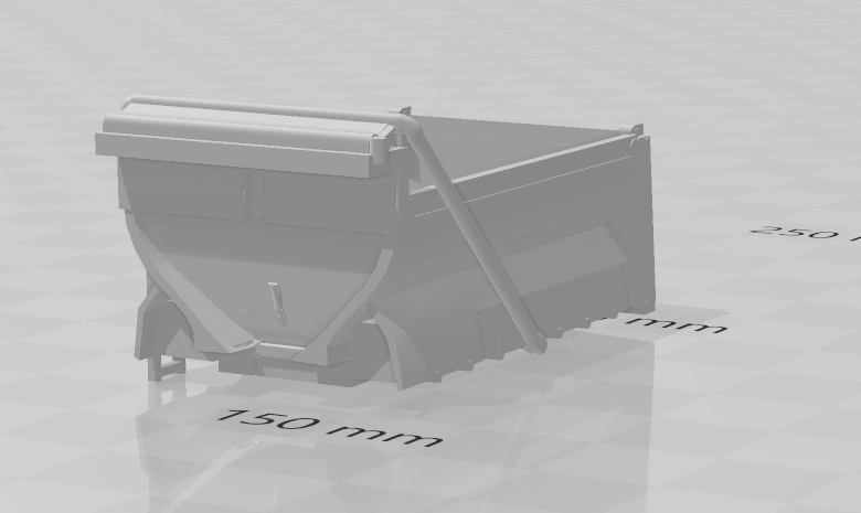 Dumper body Modello di stampa 3D .c4d .max .obj .3ds .fbx .stl .blend