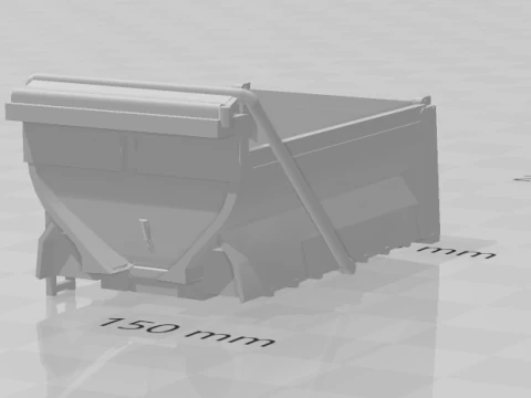 Dumper body 3D Print Model