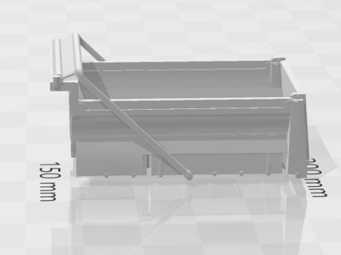 Dumper body Modello di stampa 3D
