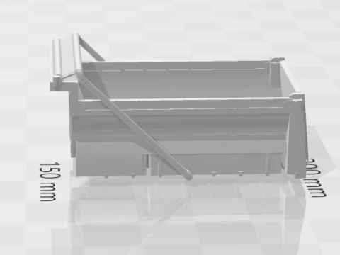 Dumper body 3D Print Model