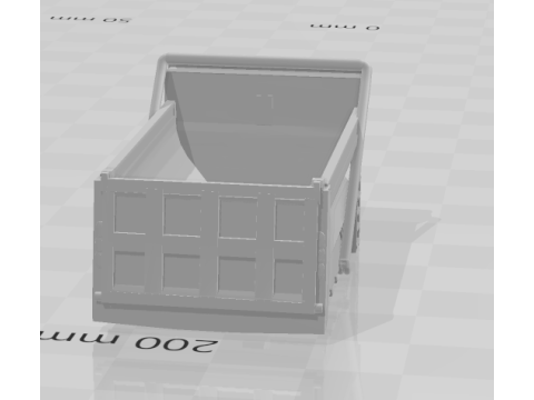 Dumper body Modello di stampa 3D