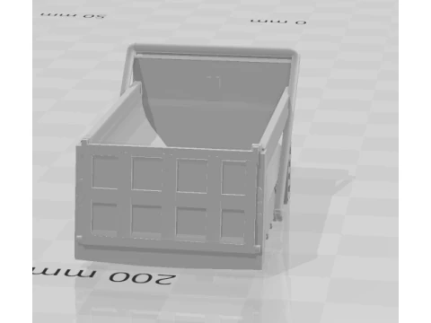 Dumper body 3D Print Model