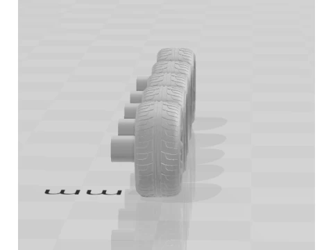 Pack wheels muscle 3D Print Model