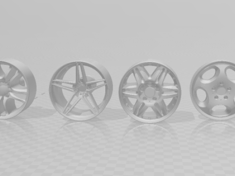 Pack wheels 3 Modelo de impresión 3D