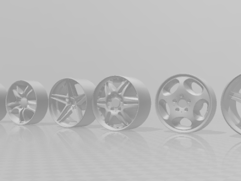 Pack wheels 3 Modello di stampa 3D