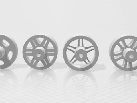 Pack wheels 3 3D Print Model