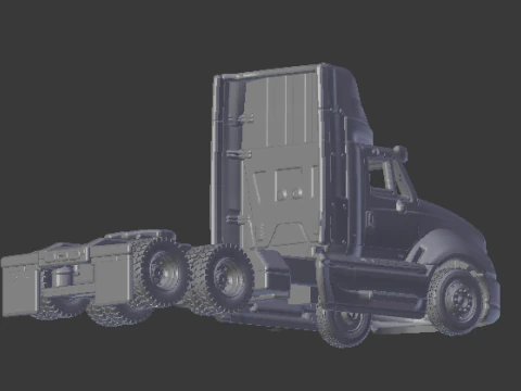 International prostar day cab 3D Print Model