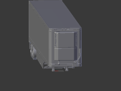 Trailer reefer box 3D 打印模型