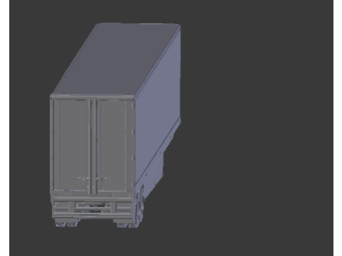 Trailer reefer box 3D 打印模型