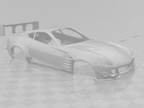 Ferrari 612 3D Baskı Modeli