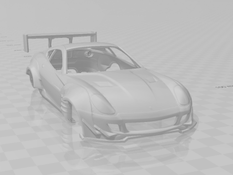 Ferrari 612 3D प्रिंट मॉडल
