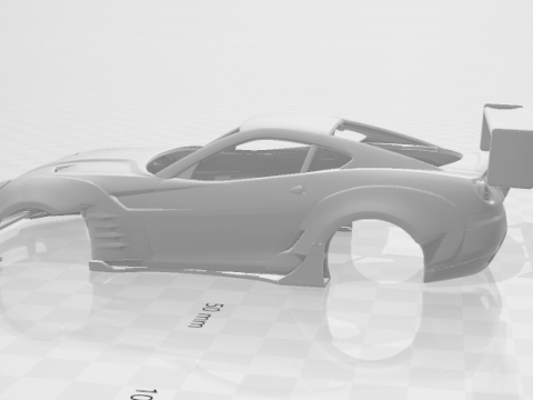 Ferrari 612 3D प्रिंट मॉडल