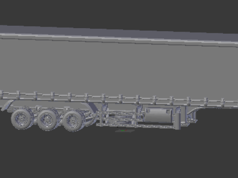 Trailer sider box brazil 3D Print Model