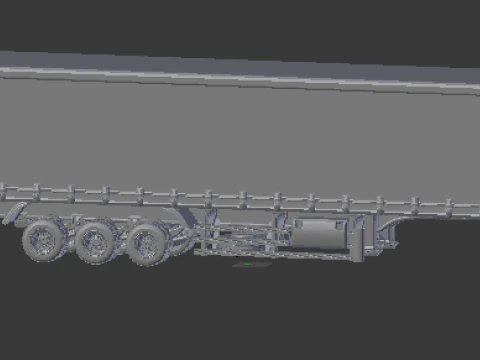 Причіп бразильський кузов 3D Принт Модель