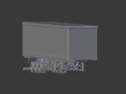 Trailer sider box brazil Modello di stampa 3D