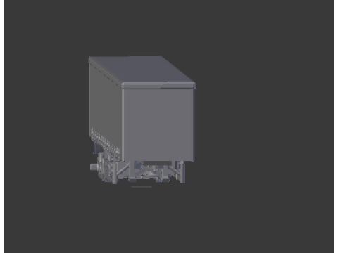 Trailer sider box brazil Modello di stampa 3D