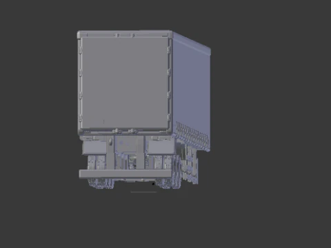 Trailer sider box brazil 3D Print Model