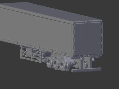 Trailer sider box brazil 3D Print Model