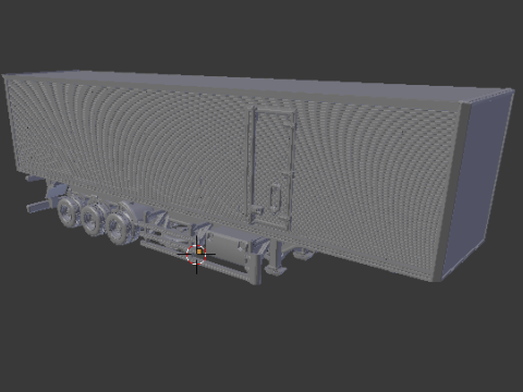 Trailer box 3 doors brazil 3Dプリントモデル