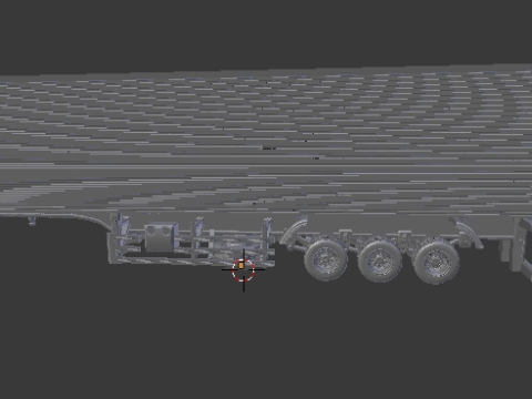 Trailer box 3 doors brazil 3D Print Model