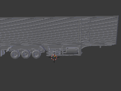Trailer box 3 doors brazil 3D Print Model