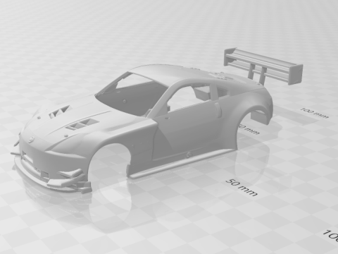 Nissan 350 race Modelo de impresión 3D