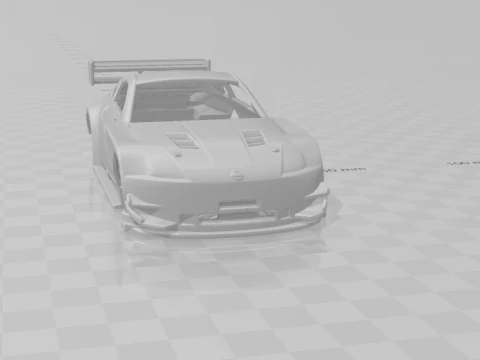 Nissan 350 race 3D Print Model