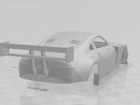 Nissan 350 race 3D Print Model