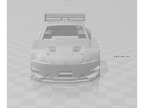 Nissan 350 race 3D Print Model