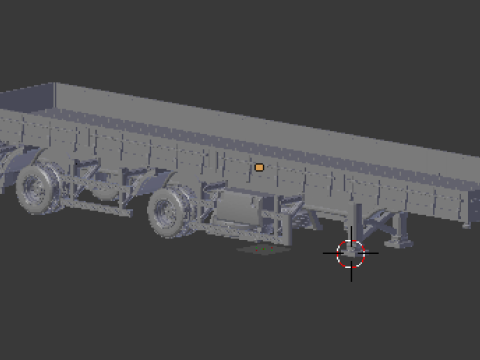 Trailer brazil flatbed 3D प्रिंट मॉडल
